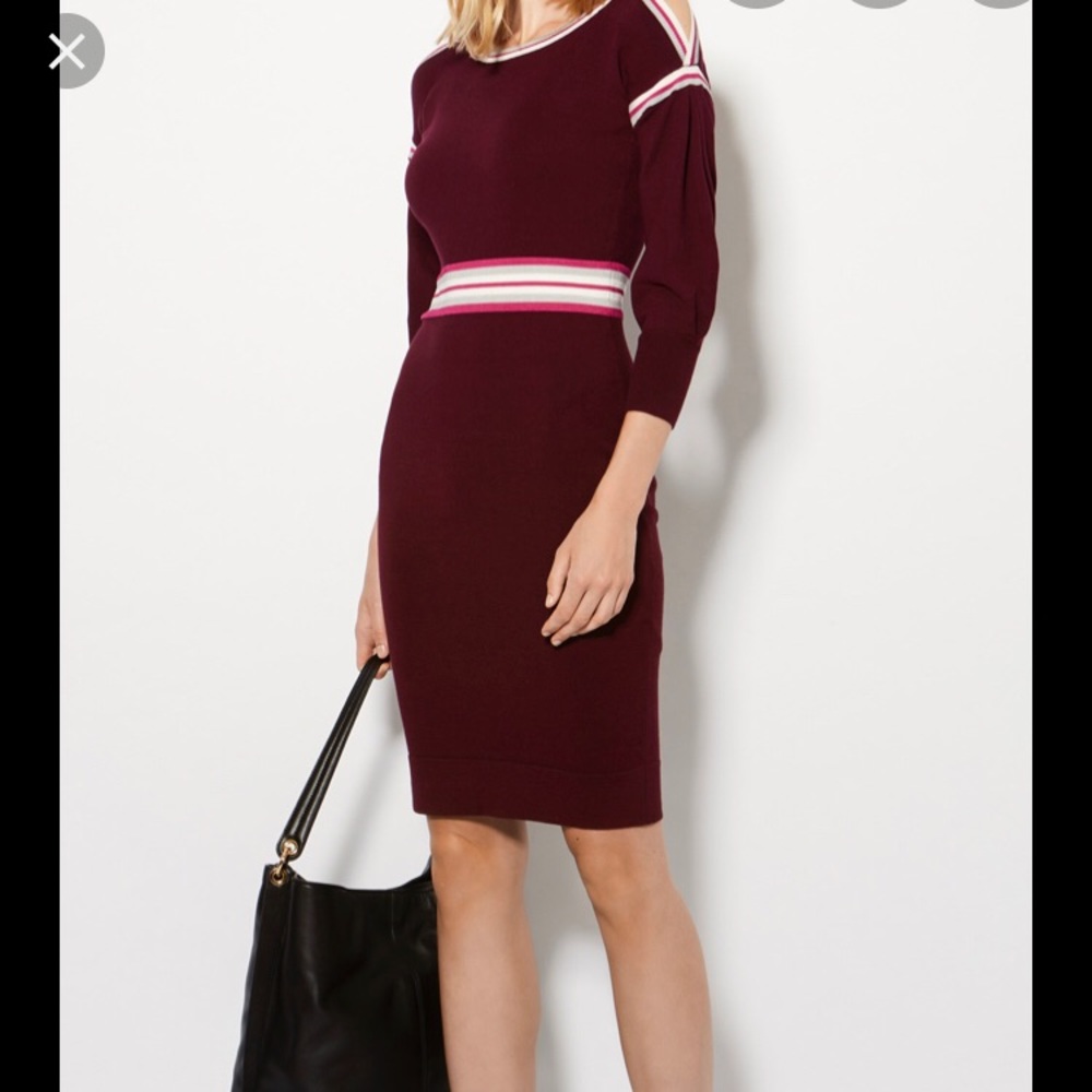 Karen Millen Cold shoulder sweater dress new with tags